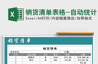 2022汽车装潢清单表格怎么做