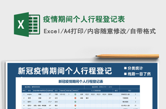 2022疫情期间外来车辆登记表范本