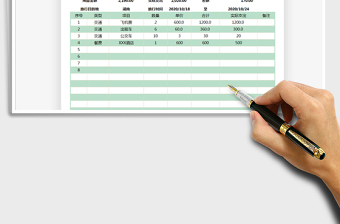 2021年旅游费用明细表