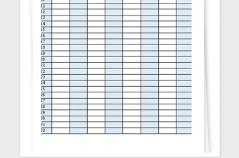 2021年学生成绩统计表Excel模板