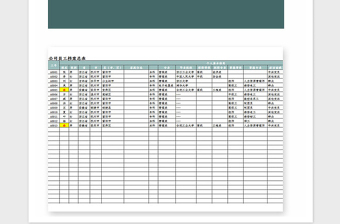 2021年员工信息管理系统Excel模板