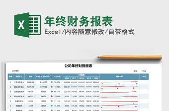 2021年年终财务报表