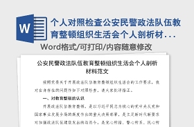 2021局长组织生活会个人对照检查材料