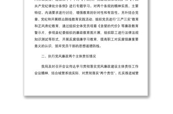 2021【自查报告】关于反腐倡廉法规制度执行情况的自查报告范文