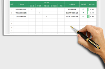 2021周工作计划表免费下载
