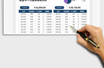 2021企业与个人业务营收分析免费下载