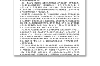 关于20xx年政服务中心上半年工作总结和下半年工作思路范文