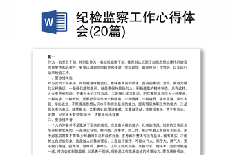 2022公司监察工作心得体会