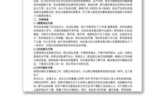 任前廉政对照检查材料