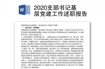 2022年公安局交警支队支部书记党建述职报告