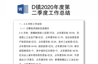 2022访惠聚工作队第二季度工作总结