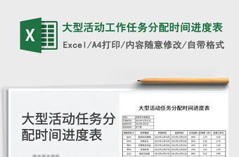 2022工作任务表Excel