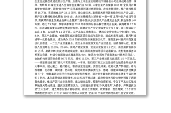2019年永兴县人民政府工作报告（全文）