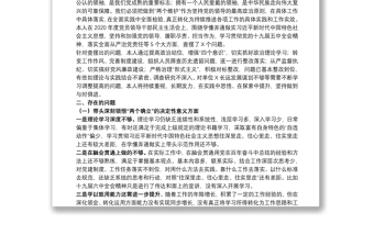 党委书记党史学习教育专题民主生活会个人对照检查材料