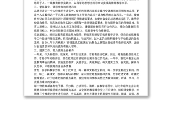 教师实习转正工作报告