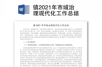 2022乡镇党委政府市域治理现代化自评报告