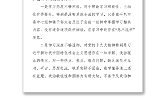 市委巡视整改专题民主生活会个人对照检查材料