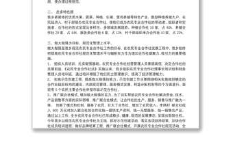 农民专业合作社年度工作总结