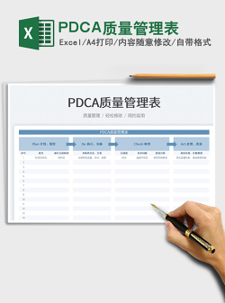 2022PDCA质量管理表免费下载