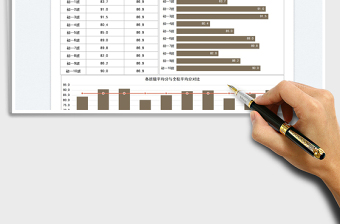 2023学生考试班级平均分对比免费下载