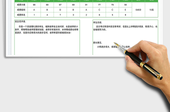 2023期末成绩单免费下载