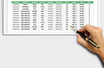 2023费用报销表免费下载