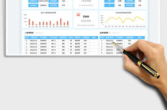 商品出入库管理表-可查询