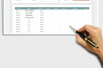 预算费用支出明细表