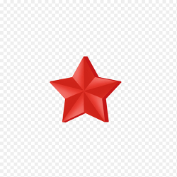 红色大气精致五角星装饰免抠元素素材