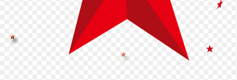 单颗红色五角星平面小五角星周围装饰免抠元素素材