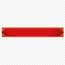 中式回形纹红色标题栏文字框