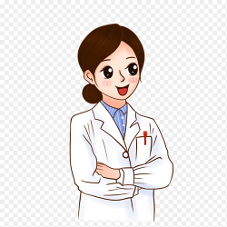 手绘风女医生护士职业女性职业人物免抠元素素材