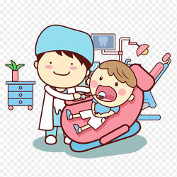 卡通风Q版牙医看牙医疗健康职业人物免抠元素素材