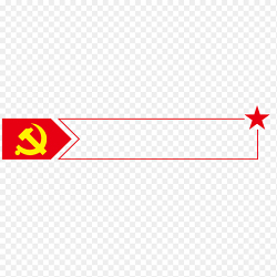 党徽五角星简洁红色空白党政边框文字框