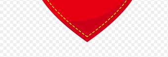 红色桃心五角星党建装饰文字框素材