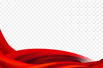 党建边框素材红色丝绸飘扬