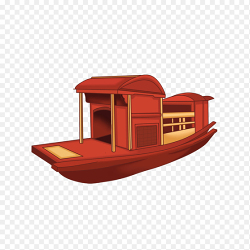 卡通南湖红船素材建党节元素