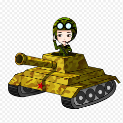 创意卡通风士兵军人坦克党政免抠元素素材