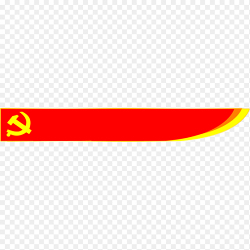 红色简约文本框标题框党徽装饰党政免抠元素素材