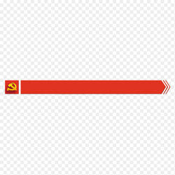 红色简约创意文本框标题框党徽标志装饰党政免抠元素素材