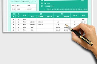 应交税费明细账免费下载