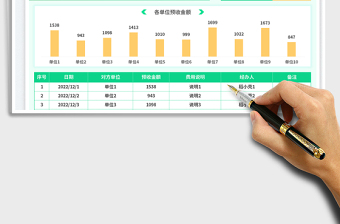 预收账款明细账免费下载