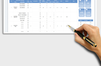 OKR工作计划表-绩效考核表免费下载