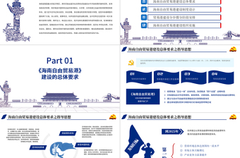 全面学习解读海南自由贸易港建设总体方案PPT模板