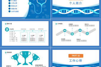 2022护士长竞聘演讲PPT简约清新完整框架内容竞聘专用PPT模板下载