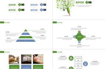 2019年绿色教育培训PPT模板