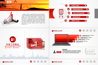 2019年工作总结报告新年计划PPT模板