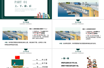 人教版小学一年级数学上册第二课：位置上下前后左右（含配套教案）课件PPT