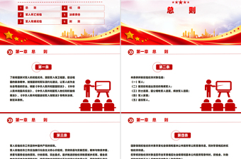 军人抚恤优待条例PPT红色精美法律法规课件