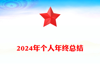 2024年个人年终总结范文